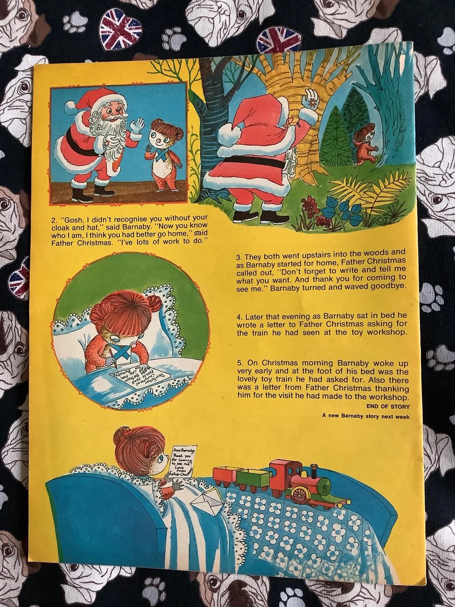WatsonsVintage's tweet photo. A Rare Vintage #ChristmasGiftIdea  31 December 1977 'Pippin in Playland' Christmas Issue Comic Strip Stories incl Andy Pandy - Fun Retro 1977 Birth Year Gift https://t.co/DMIRjf12uP via @Etsy #VintageComics #Pippin #Playland #1977 #ChristmasIssue #MaryMungoMidge #AndyPandy #Rupert