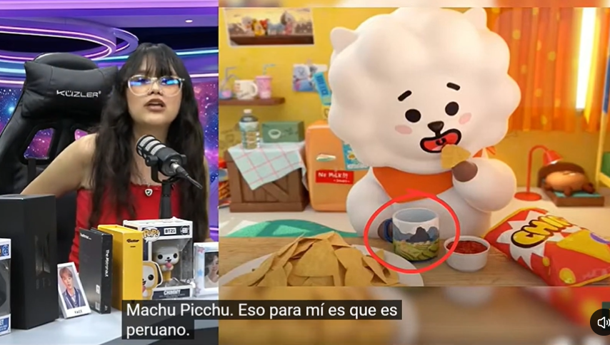 nightstar1201's tweet photo. Peruvians questioned whether the alpaca was really Peruvian, but the Machu Picchu cup convinced them! 🇵🇪🦙💜
#JIN #JinxPeru @peru https://t.co/sgHbClOInd