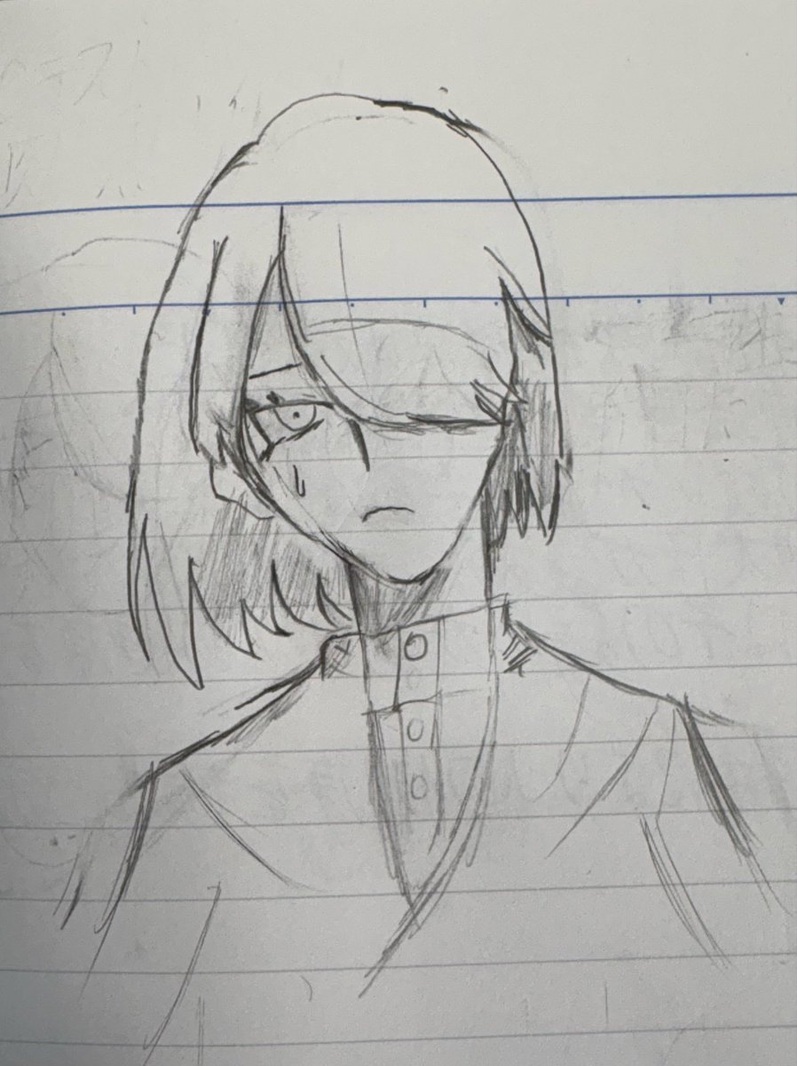 _FDK3's tweet photo. 暇だったのでアナログ模写していた。
割と書けてびっくりした https://t.co/cKTM7lHSNS