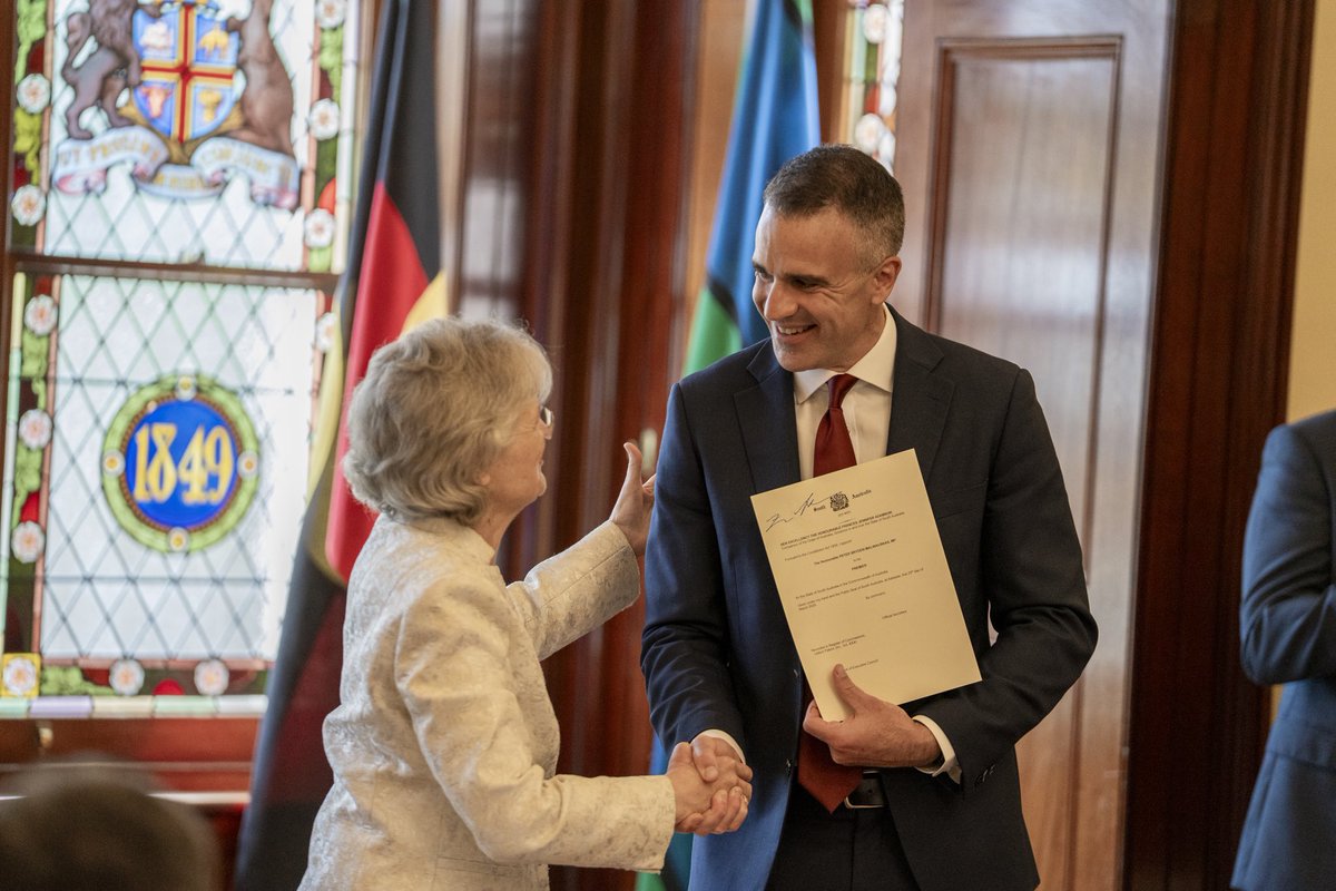 PMalinauskasMP's tweet photo. Thank you, Governor Frances Adamson AC.

Today marks the conclusion of Her Excellency’s distinguished five-year term - and an opportunity to recognise everything she and her husband Rod Bunten have given to South Australia.

Since taking office in October 2021, Her Excellency has honoured the role through her distinguished service, thoughtful leadership and tireless commitment to South Australians.

Alongside Rod, she has made people from every walk of life feel welcomed, valued and represented.

Together, they have brought warmth and generosity to Government House, recognising the contributions of people across our state and helping them feel that their experiences and aspirations matter.

I would like to pay tribute to them both for their outstanding service to South Australia over the past five years.

On behalf of all South Australians, I thank Her Excellency and Rod for everything they have given to our state.

They leave Government House with our profound gratitude, affection and respect.