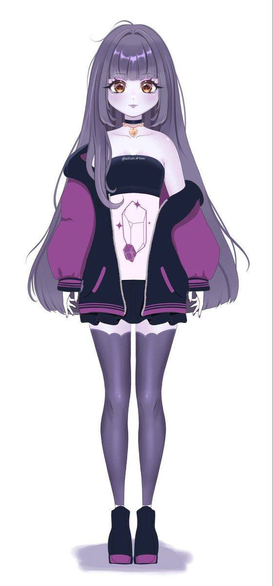 AltairStarkk's tweet photo. Сделала бесплатно скетч модели Vtuber и отправила на согласование. Заказчик посмотрел и не отвечает 🥹 Интересно, где я ошиблась? 

#art #anime #Vtuber #live2d https://t.co/Mul9wIrfFz