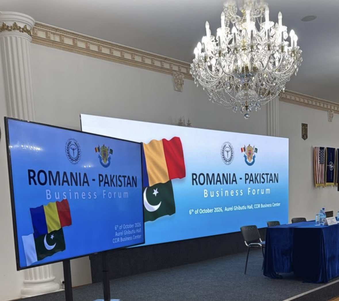 DanStoenescu's tweet photo. 🇷🇴 🤝 🇵🇰 Turning the economic potential between Romania and Pakistan into concrete business partnerships, investment and trade was the driving ambition behind our support for the Romania–Pakistan Business Forum taking place today in Bucharest. I had the honour of addressing the participants with a clear message: together, we must translate ambition into agreements and opportunities into results.

🎯 Today is not simply about another business forum. It is about turning a strong diplomatic relationship into an economic partnership that delivers real results.

For too long, the economic potential between Romania and Pakistan has been greater than our trade figures suggest. We have excellent political relations, dynamic private sectors, complementary economies and strategic locations. Now it is time for business to catch up with diplomacy.

🤝 This is why the Embassy of Romania in Islamabad, the Pakistan-Romania Business Council and the Chamber of Commerce and Industry of Romania, CCIR, have joined forces to bring this delegation to Romania.

I would particularly like to thank Mr. Atif Farooqi, Mr. Sohail Shamim Firpo and all the Pakistani business leaders who have travelled here. You have not come to Romania simply to exchange business cards. You are here to find partners, explore opportunities and, most importantly, do business.

🇷🇴 🇪🇺 Romania has a great deal to offer Pakistani companies. We are a gateway to the European Union and its Single Market, strategically located on the Black Sea, with opportunities in agriculture, IT, energy, manufacturing, education, logistics and many other sectors.

And we are building the connections needed to support this ambition.

🚢 Earlier this year, Karachi Port and the Port of Constanța established a new framework for cooperation. Now we need to give substance to that connection. We want to see more ships, more containers, more trade and more investment moving between the Arabian Sea and the Black Sea.

📍 During this mission, from Bucharest to Ploiești, Constanța and Brașov, you will meet Romanian companies, chambers of commerce, universities and public institutions.

But I would like us to judge the success of this mission differently.

Not by how many meetings we organise.
Not by how many photographs you take.
Not even by how many memoranda you sign.

📈 Let us judge it by the contracts signed, investments launched, joint ventures created, exports increased and partnerships that continue to grow in the years ahead.

As Ambassador, my message to the business communities of both countries is very simple.

Romania is open for Pakistani business. Pakistan offers real opportunities for Romanian companies. The doors are open. Now it is time to walk through them.

🌍 Let us move from potential to partnership, and from partnership to prosperity.

Welcome to Romania. I wish you a successful Pakistan-Romania Business Forum and, above all, a productive visit that leads to real business.

Thank you! 🇷🇴 🇵🇰
@oana_toiu @MAERomania @ForeignOfficePk @MIshaqDar50 @AmbAyeshaAli 
@PdCMAERO