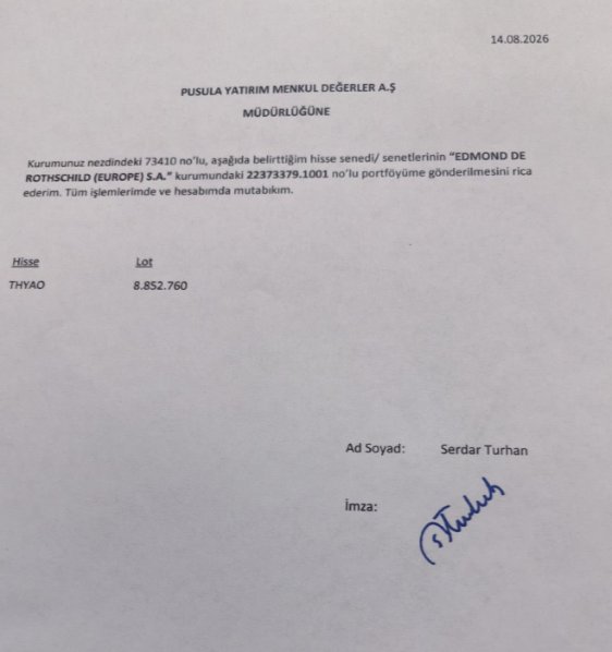 volkan_giritli's tweet photo. 📌Pusula Holding ve Katılımevim yönetim kurulu başkanı Serdar Turhan, 8.852.760 adet THY hissesini İsviçre'deki Edmond Rothschild şirketine virmanlıyor.
Bugün 1 #THYAO hissesi 292 TL. 
Sizlere Osmanlıcılık oynarlar, Kuran sünnet vb edebiyatı yaparlar ama ülkenin Bayrak taşıyıcısı THY'yi Rothschild'lere virmanlarlar.
Ulan ben Türk Hava Yolları'nı, Tüpraş'ı, ASELSAN'ı ülkemin değeri olarak görürüm. Değil virmanlamak tek bir lot bile satmışlığım yoktur şimdiye kadar, aksine her gün toplarım.
Ama bu götoğlanları için bunun hiçbir değeri yok.
Giderler Rothschild'lere götlerini domalırlar sırf para için. 
Size din satan iki lafından biri din olan hiç kimseyi ciddiye almayın. 
Namussuz ahlaksızlar...
Burada gelip size "dış güçler" edebiyatı yapıp ROTHSCHİLD'lerle iş tutmak nasıl bir kansızlıktır?
#Salı #pusula #tera