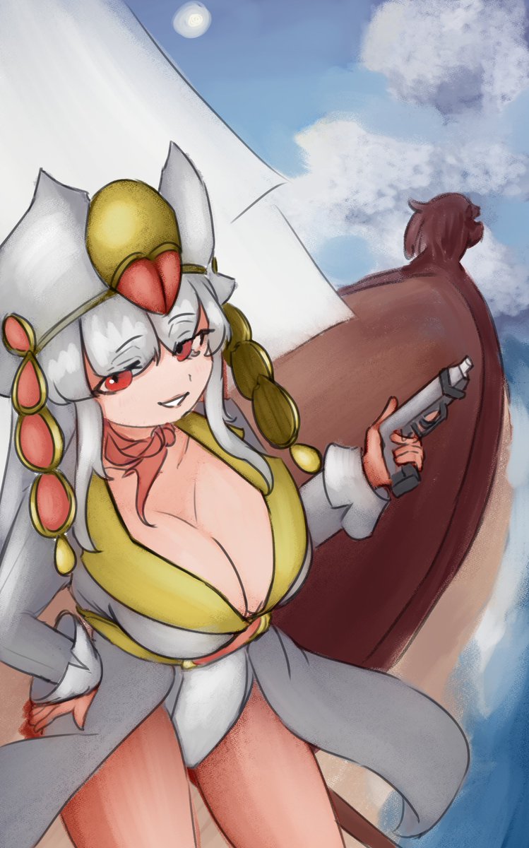 Lebinpasta's tweet photo. Challenge 2: Pirate Kommo-o #萌えもん #ジャラランガ #moemon #moetober https://t.co/Gcq267VO30