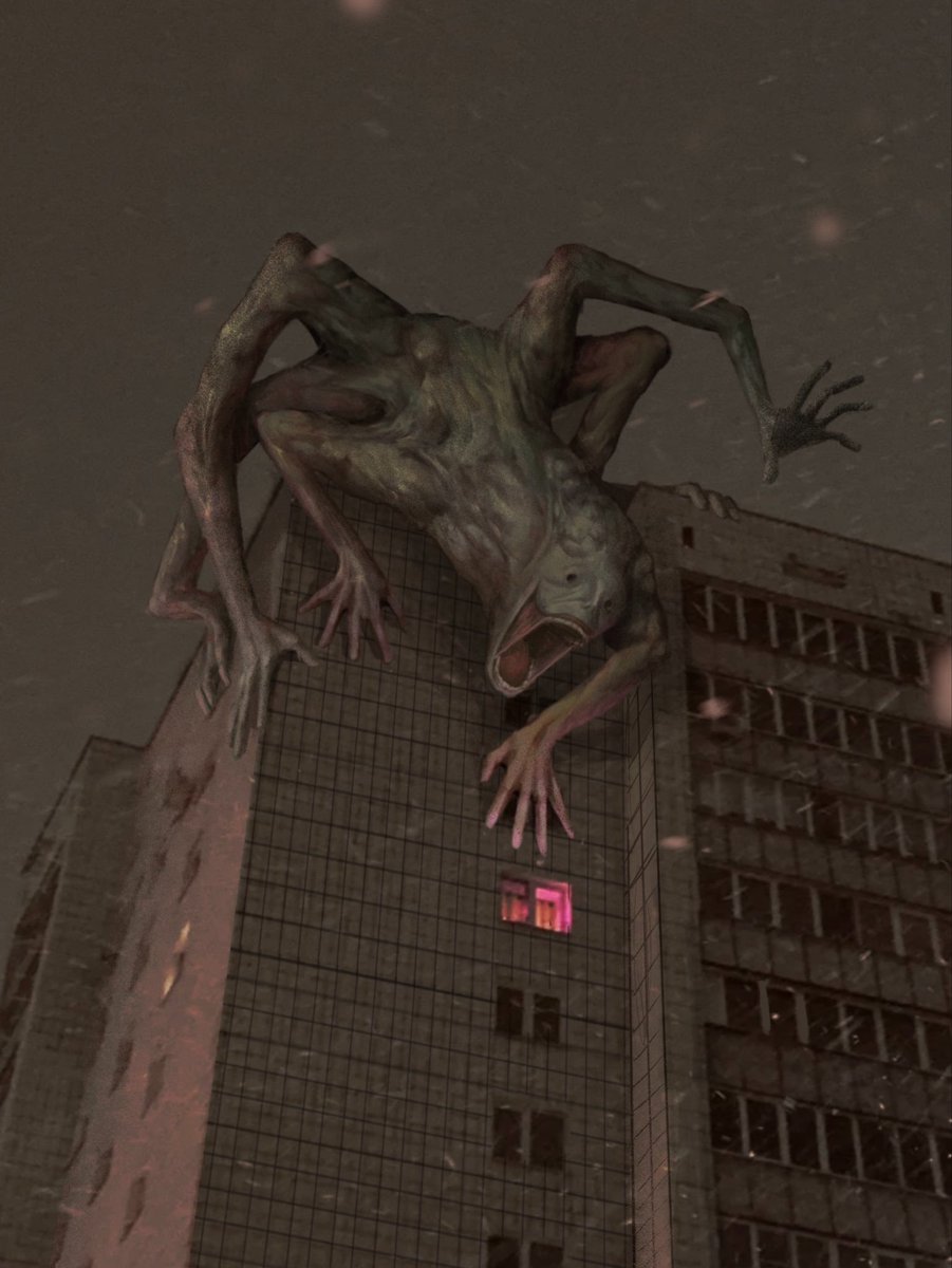 mparkinb's tweet photo. on the roof #horrorart https://t.co/0DO7rc6rxs