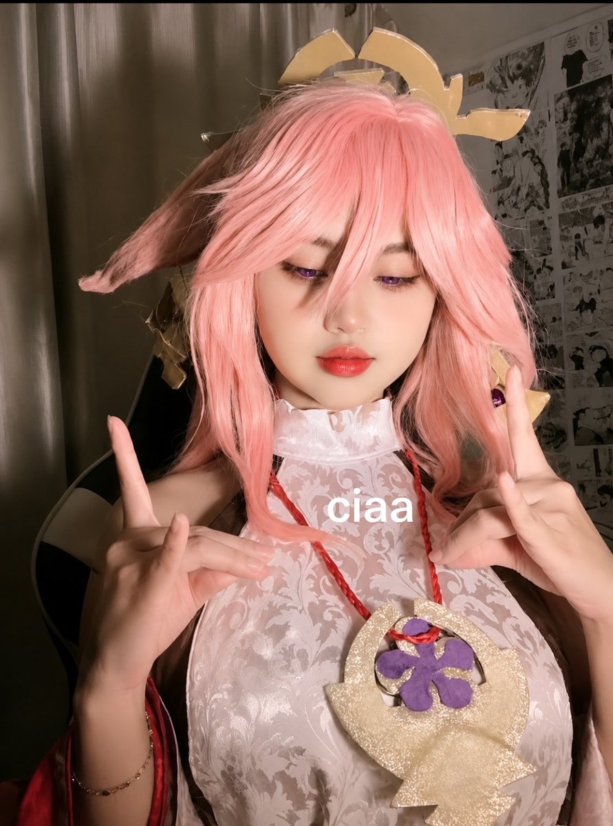 ciaskaclmk's tweet photo. >.<#cosplayㅤ #cosplayer #yaemiko #GenshinImpactㅤ https://t.co/z4zNFoB9V8