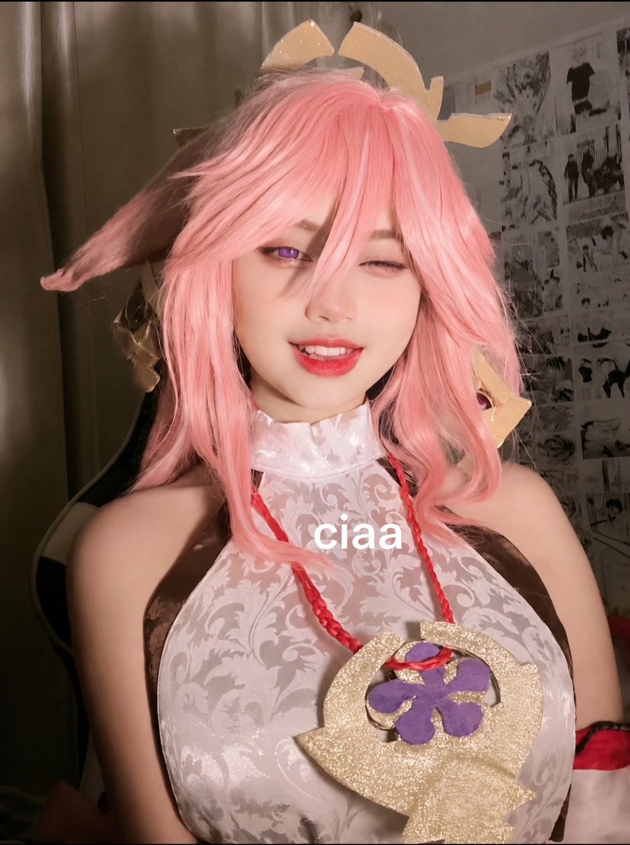 ciaskaclmk's tweet photo. >.<#cosplayㅤ #cosplayer #yaemiko #GenshinImpactㅤ https://t.co/z4zNFoB9V8