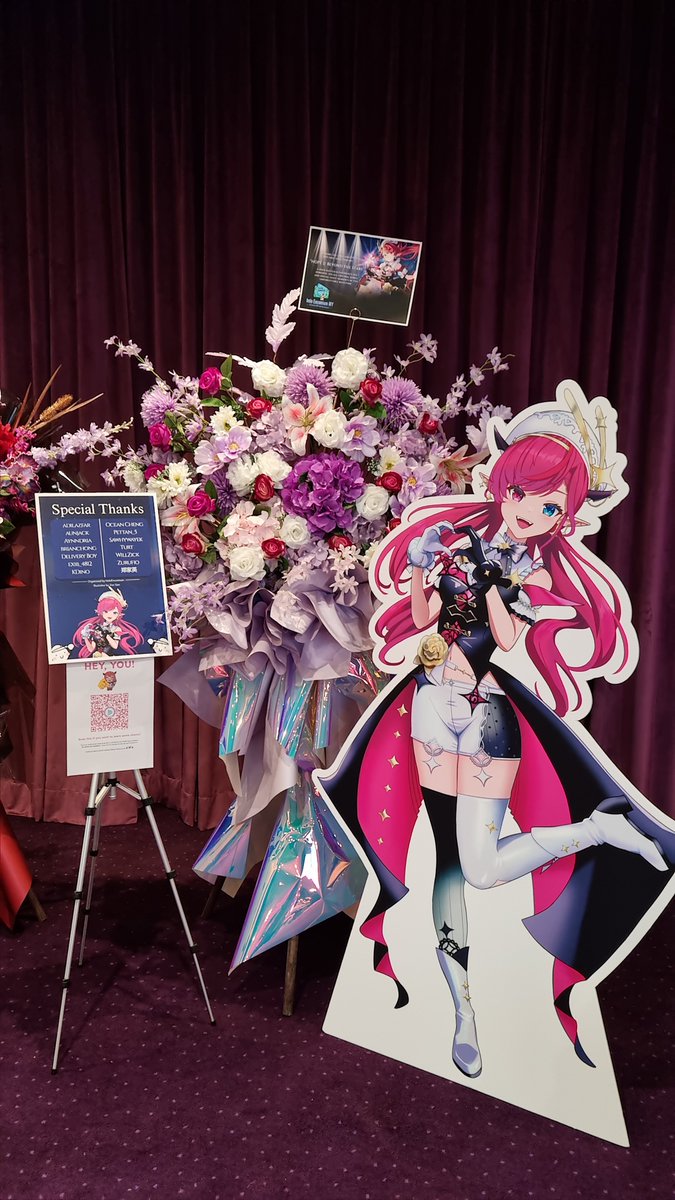 HoloENCO_MY's tweet photo. Flowerstand for IRyS 1st Concert HOPE  ||: Beyond the Stars has arrived! 🌹

Come take a picture of our flowerstand at TGV, Sunway Velocity Mall! ✨ ❤️ 

Let's cheer our best for IRyS!!!
#IRySConcert2026 https://t.co/N6WTZ9GgHb
