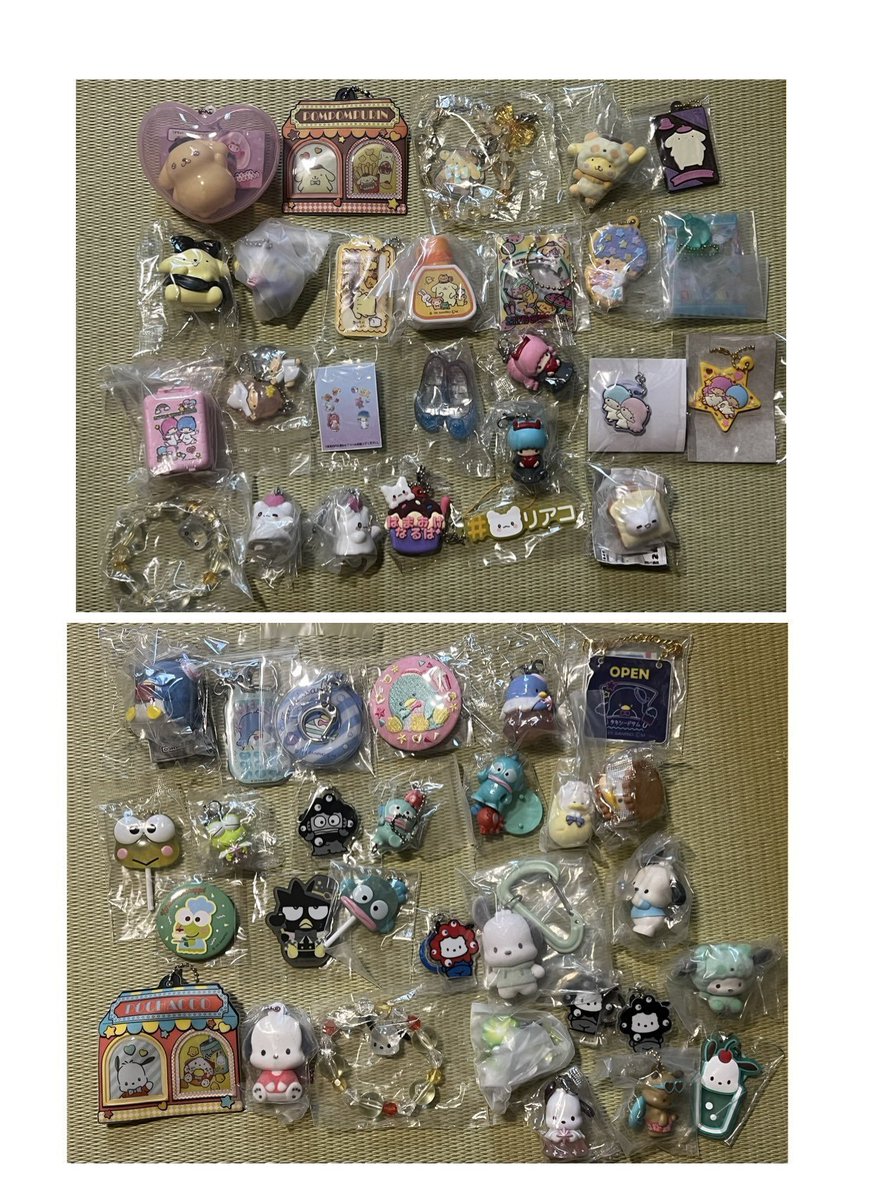vj_346's tweet photo. 【譲渡】めじるしアクセサリー ガチャガチャ

【譲】画像1〜5枚目
サンリオなど

【価格】定価＋送料
【支払い】PayPayのみ◎

購入希望の方はお気軽にDMください🌼
※販売のみ・交換不可 https://t.co/eEBviZUTbg