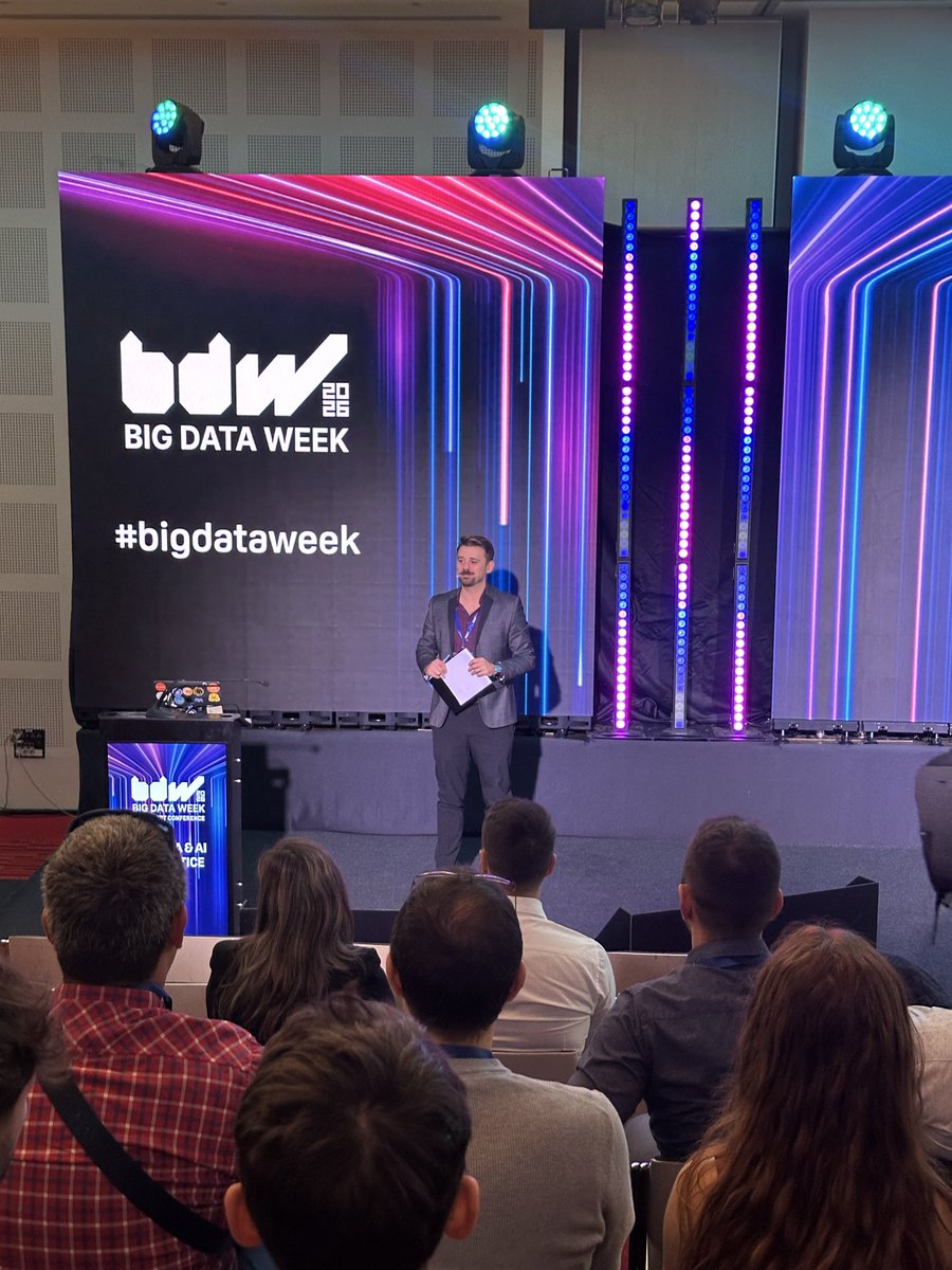 bigdataweek's tweet photo. Our main stage is open. @Octavian_palade, AI-first organic visibility builder and BDW host is guiding today’s conversations on the data platforms and engineering choices behind working AI systems. Follow along for notes from the room.
#bigdataweek #bdw2026 #bdwbucharest https://t.co/q2VzwI9fYw