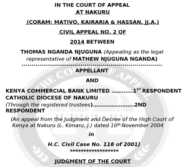 AssociatesRoba's tweet photo. 🚨🚨 THE BANK SELLS YOUR LAND FOR KShs 7 MILLION, YOU SAY IT IS WORTH KShs 27.6 MILLION - CAN YOU GET THE LAND BACK? COURT OF APPEAL HAS SPOKEN

In Thomas Nganda Njuguna v Kenya Commercial Bank Ltd & another, the Court of Appeal at Nakuru has delivered a major warning to borrowers who default on loans secured by land. The borrower had charged approximately 306.5 acres to KCB after borrowing KShs 750,000, repaid about KShs 300,000, and later defaulted for years. The property was eventually sold by public auction for KShs 7 million, yet the borrower argued that it was worth approximately KShs 27.6 million and challenged the sale, alleging defective notice, irregular auction procedure, gross undervalue and fraud. The Court rejected the challenge. It found that the statutory notice had been issued and served, the default remained uncured for years, the property had been publicly advertised and genuinely auctioned, and the KShs 7 million price was supported by forced-sale valuation evidence - including a valuation placing the forced-sale value at KShs 5.5 million and an independent valuation of about KShs 10.05 million.

🔥 BUT HERE IS THE PART THAT SHOULD MAKE EVERY BORROWER PAY ATTENTION: a borrower cannot simply point to a higher valuation and declare an auction fraudulent. The Court held that fraud must be specifically pleaded and strictly proved, and where a genuine public auction takes place and the purchaser is shown to have acted without fraud or collusion, section 69B of the Transfer of Property Act protects the purchaser's title. Even where there may have been an improper or irregular exercise of the mortgagee's power of sale, the statutory scheme contemplated a remedy in damages against the person exercising that power rather than automatically cancelling the innocent purchaser's title. The appeal was therefore dismissed. The message is clear: if your land is charged to a bank, default can ultimately put the property beyond your reach - and once an innocent purchaser acquires it through a lawful auction, proving that the land was “worth more” may not be enough to get it back.

Kindly retweet widely🙏🙏