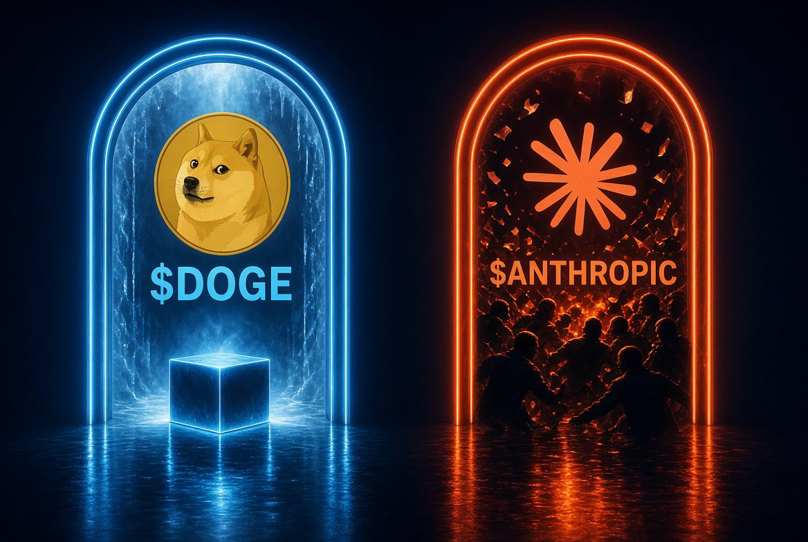 _Read_The_Room's tweet photo. $DOGE has the seat. $646K is not held by $DOGECHAN.
$ANTHROPIC has the crowd. 48 launches in 6 hours, pace down.
Open: $DOGE, $EWZ, $USELESS, $SI, $STONK, $PFIZER, $MRNA. Packed: $ANTHROPIC, $xSOL, $SOL.

The money stayed. The crowd moved. https://t.co/rm2PM2iw9X