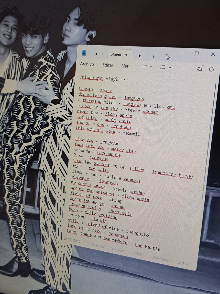 jjongbluess's tweet photo. making a blue night playlist https://t.co/dG44Y3Yb2X