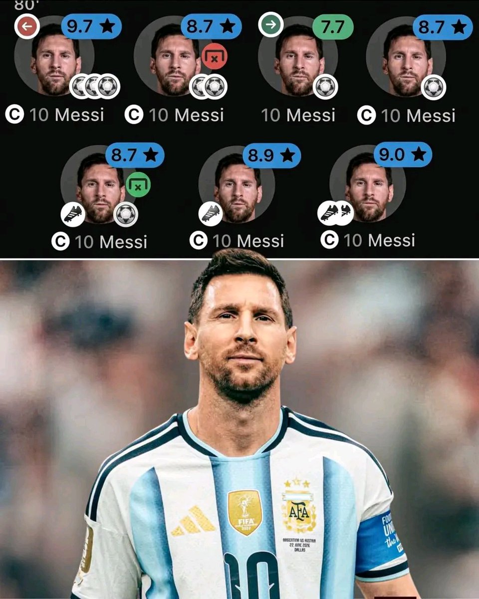 000SHITAL's tweet photo. This Vintage #Messi will play his last match tonight 😐🥺

I am not crying. I am still not ready to say goodbye to him.  

#ArgentinaVsBenin #Argentina #Leomessi https://t.co/KCwPxqZu23
