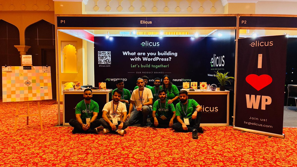 Jaydip_WebDev's tweet photo. Had a wonderful time at #WCRajasthan 2026! 🎉

It was a pleasure representing @helloelicus and spending time with the #WordPress community. Good conversations, new connections, shared ideas, and lots of good moments. 💚 

Thanks @WPRajasthan for a great experience! https://t.co/WgyBo3aLvN