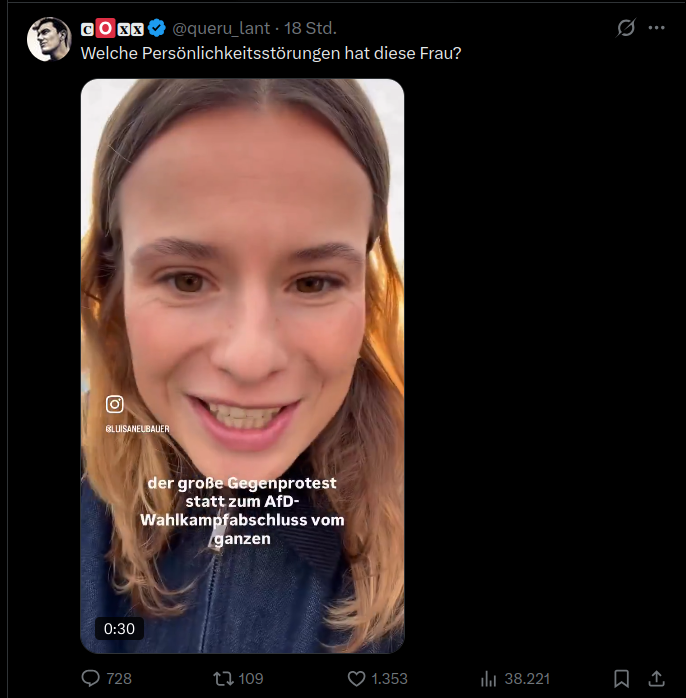NikithebIocker's tweet photo. Welche Persönlichkeitsstörungen hat diese Schweizer Zirkusaffe @queru_lant ? https://t.co/tyO5QrgZmi
