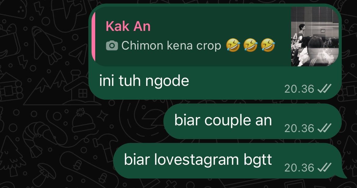 vanilixlala's tweet photo. @clytinestra bener kata gw kak awkkwk https://t.co/A9dmG1vycd