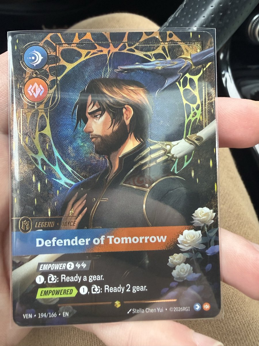 Jerambe's tweet photo. @starriebun Keep your head up! It was fun playing in the pre rq. I still can’t believe we had the same playmat and legend. As for hits I pulled this on a few packs I bought after a skirmish on Sunday. Sending positive vibes, and good luck for your future pulls and lotteries. https://t.co/96Mg7ndUPj