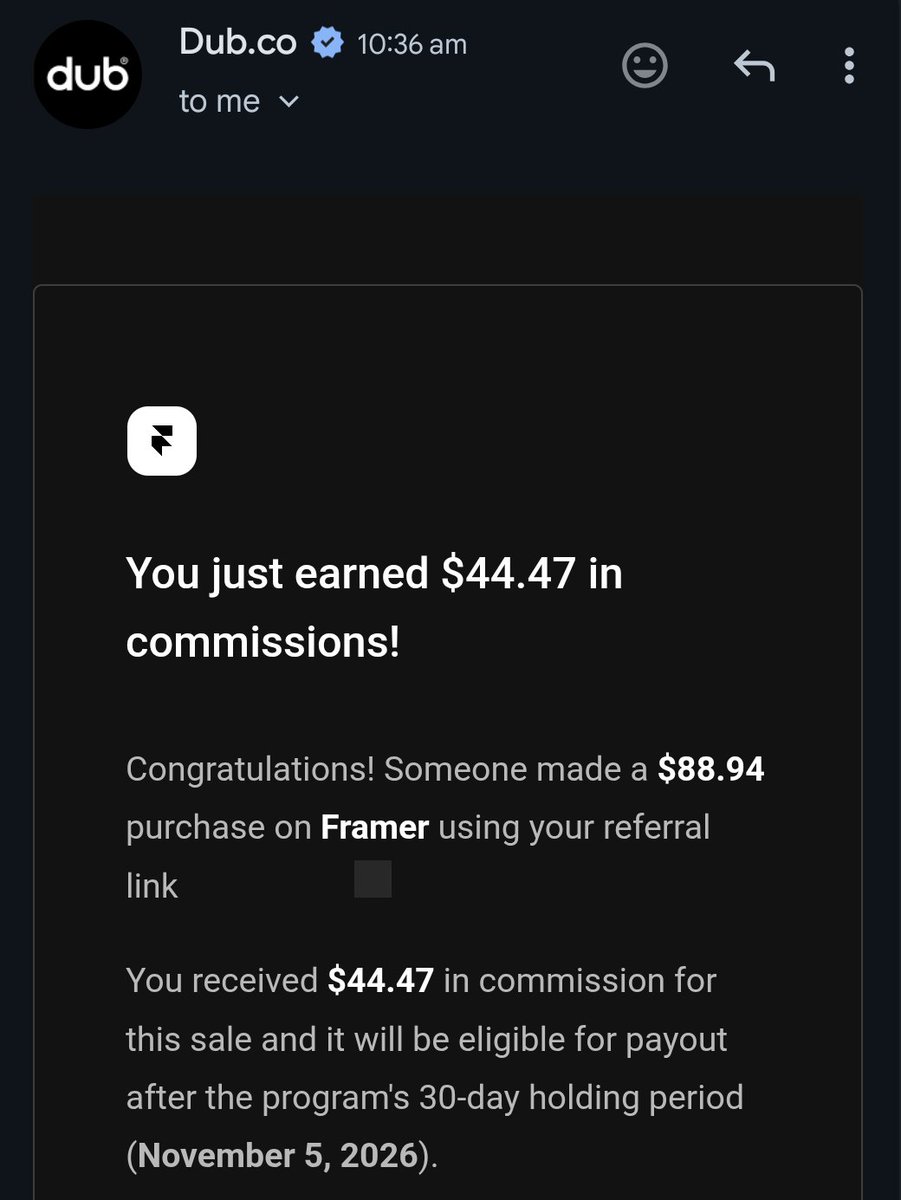 aviraldsgn's tweet photo. Woke up this morning, got myself my biggest commission yet with @framer and @dubdotco 🙌 https://t.co/f5BXilPFrF