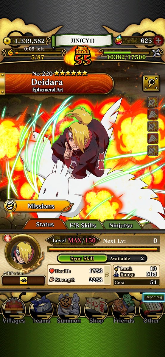 JINBLAZING's tweet photo. Naruto blazing revive first max limit break #NarutoShippūden #narutoblazing https://t.co/vmXr4XeTPP