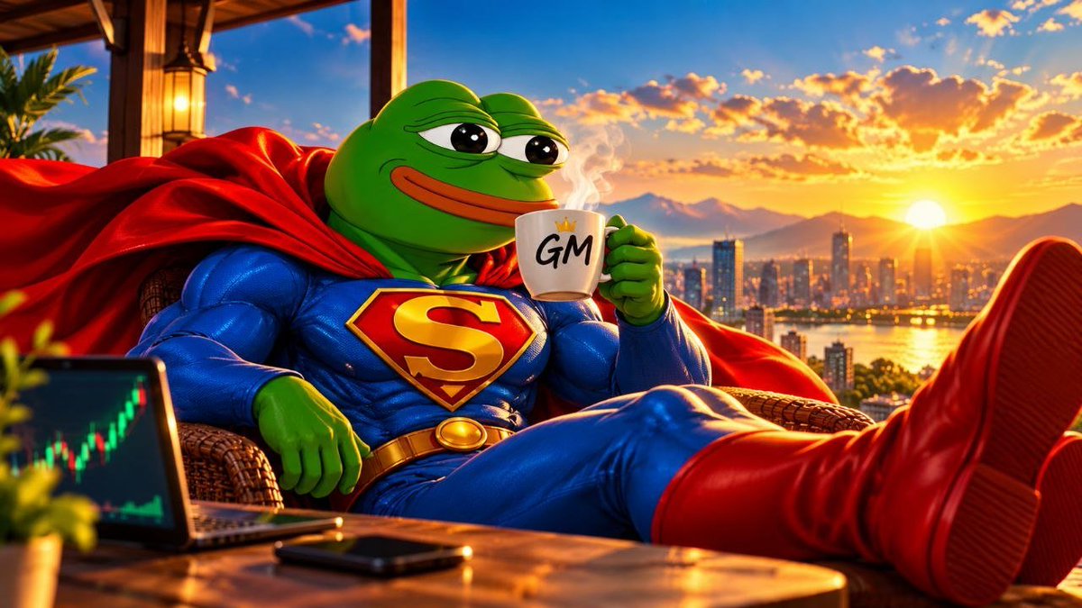 superpepesp's tweet photo. GM ☀️☕ https://t.co/HXFqa5VIqR
