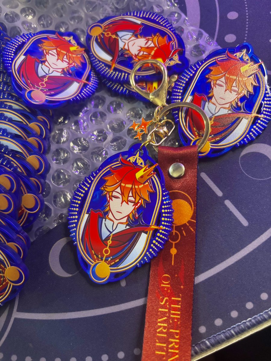 zeracaeli's tweet photo. currently assembling tartag keychains for #cf23 ! the whole birthday package will only be available for this year only! will bring some to #comicfiesta too! https://t.co/l33u89hNcx