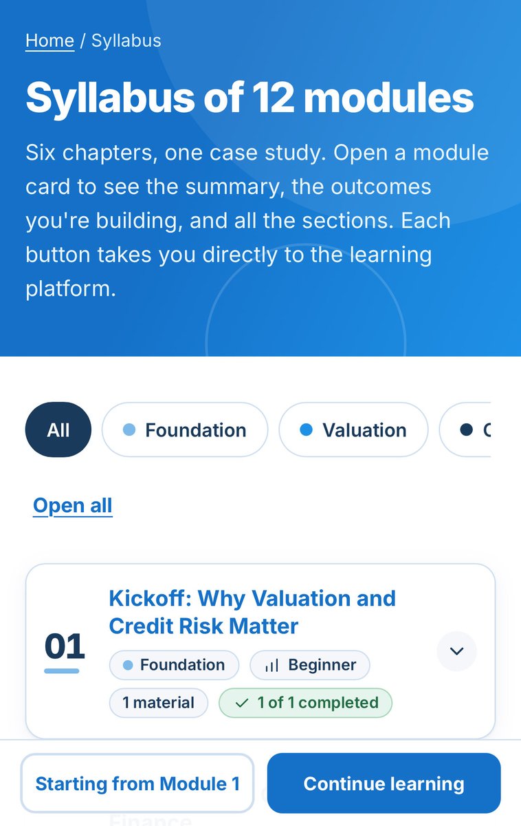 RidwanRWG's tweet photo. Ga perlu filtrasi, ga perlu bayar 6.5juta, semua bisa belajar for FREE. Di era yield tinggi valuasi jd tertekan, balik ke istiqomah grinding skill biar dpt kerja dg income lbh stabil.

Model self study, ada tugas buat latihan. Semoga bermanfaat😁🙏🏼

Link di komen https://t.co/6o8DLvj11v
