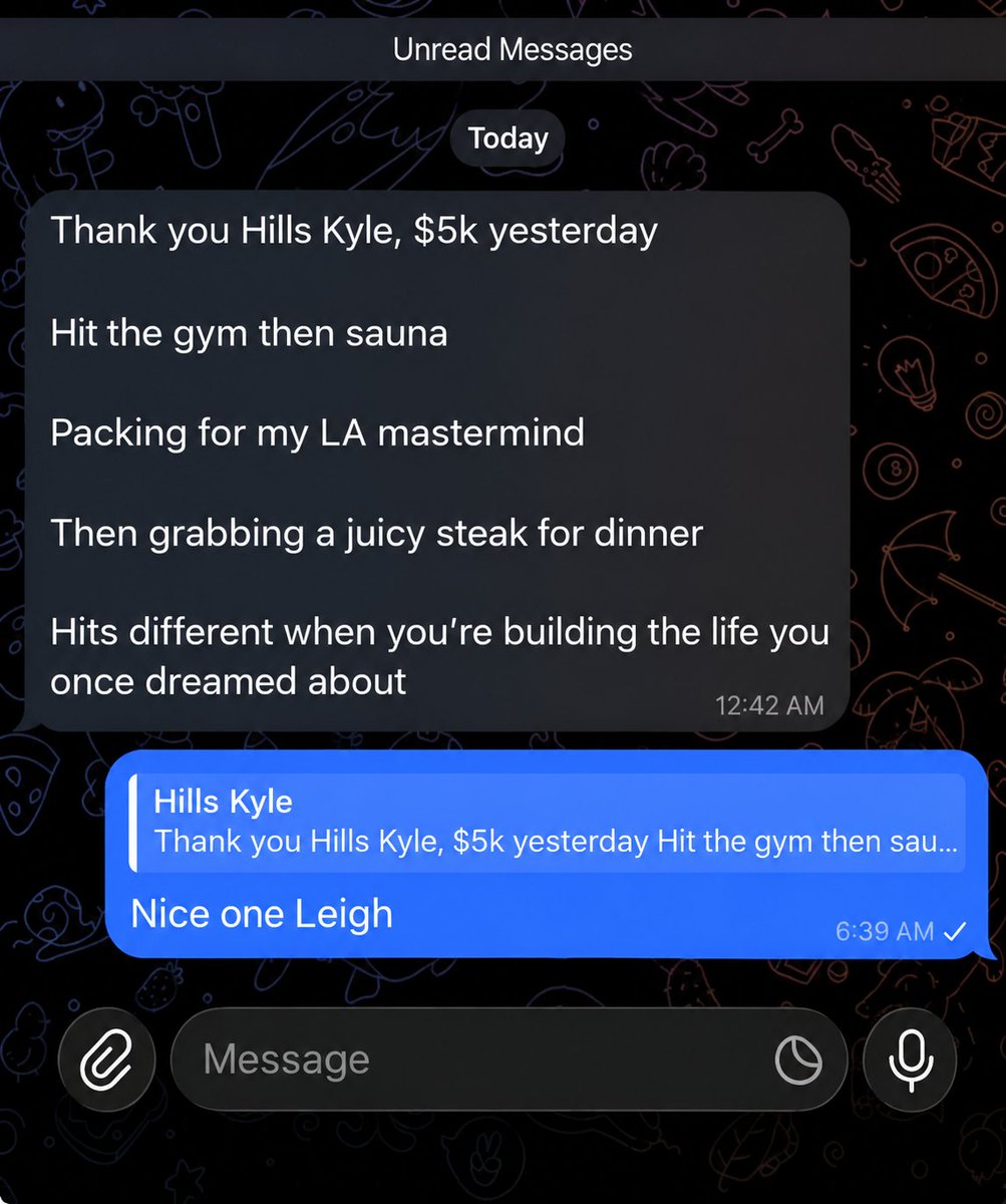 Hillsbykyle's tweet photo. @FoxNews Financial freedom is when your investments pay you more than your salary
Congratulations again Leigh. 

Click the link and don't doubt your self https://t.co/GIKooeKjQn 
moves and get millions we teach for people to have financial freedom https://t.co/hAV5MQiWYi