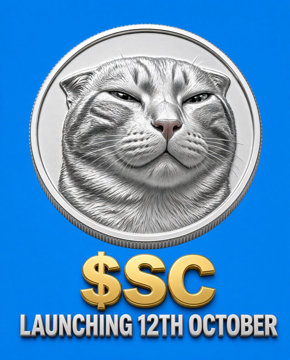 supercatscsol's tweet photo. We are launching October 12th at 16:00 UTC 🚁

$SC is a decentralized meme coin built on #Solana

First 1000 Address 20,000,000 $SC 
Follow, like, RT (Drop your $SOL wallet)

Snapshots 18 hours ⏳ https://t.co/EDr9axVt3f