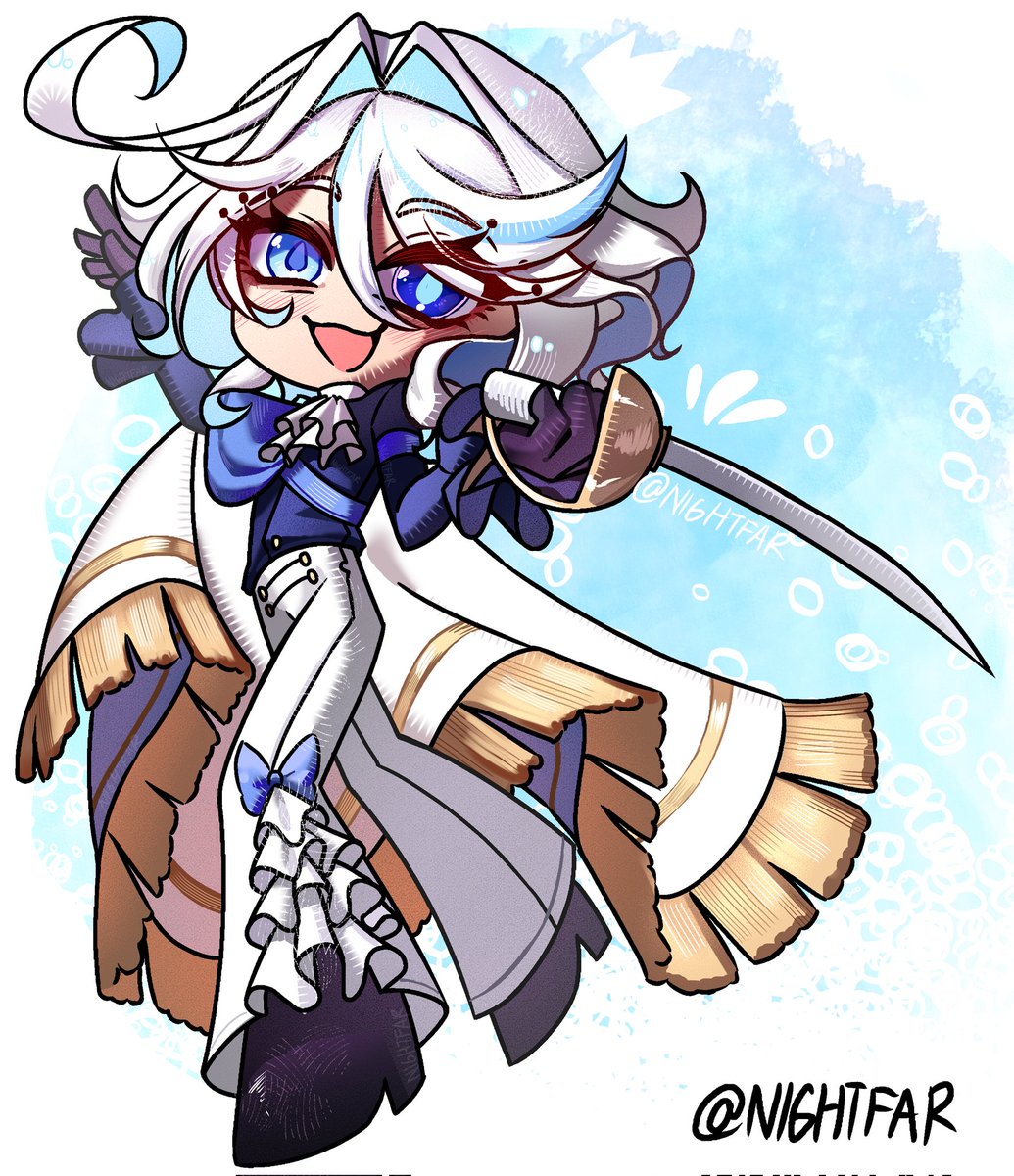 _NIGHTFAR_'s tweet photo. #GenshinImpactㅤ 
Chibi Furina https://t.co/W97CHfxLFS