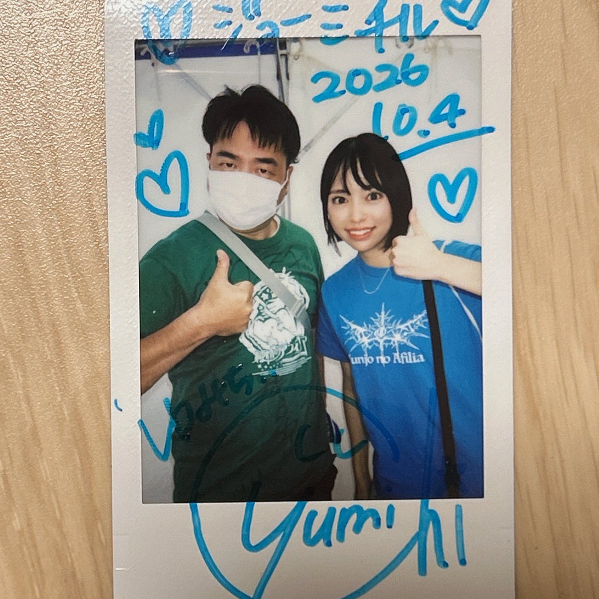 oregamaechan's tweet photo. クロフェスでは寺坂さんともチェキ撮りました。
テラさんがするライブ中の楽しそうな表情は見るもの全てを魅了してしまいますな。 https://t.co/8mNOquYa3Y