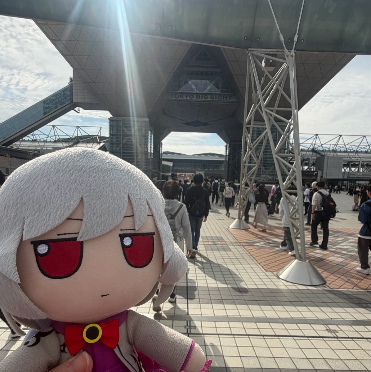 _purepurepure's tweet photo. 他界隈失礼します🙏
実は秋例参加していました‼️サグぬいを例大祭に連れていくのが夢でもあったので叶えられて良かった✨一緒に参加してくれた方ほんまありがとう💜 https://t.co/y5KmNJkSeG