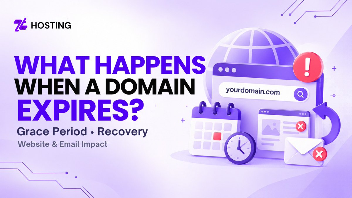 zthosting's tweet photo. Hosting working perfectly, but website still offline?
One major reason: An expired domain.
Learn how to protect your site and email from accidental domain loss in our latest guide:
https://t.co/lSfkDfD7It
#ZTHosting #DomainManagement https://t.co/lytdAcoBlL