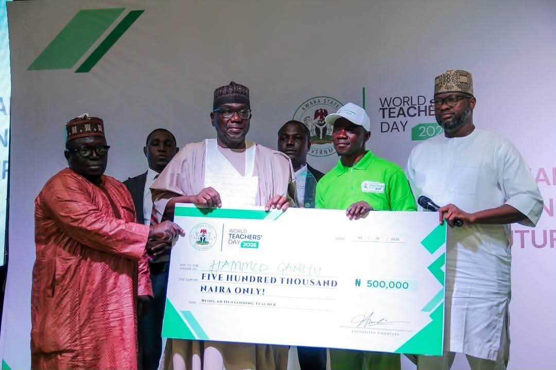 youngbillo24's tweet photo. *Summary of Governor AbdulRazaq's Gifts To Teachers on WTD 2026*

1. 29 Best Principals Get N1million each

2. 119 Outstanding Teachers Get N500,000 each

3. 11 Serving and Retired University Dons Get N2millíon each

4. Three schools Get N3million each for Best Kept School Award https://t.co/W3LtgJE288