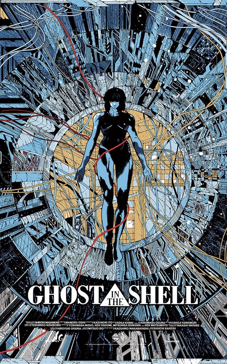 alder_riley's tweet photo. Got to see Ghost In The Shell for the first time tonight with @DavidSHolz and the @midjourney folks.

Incredible.

I wonder what media we consider utter fiction today will be seen as this prescient in 30 years. https://t.co/uFkosUkHuV