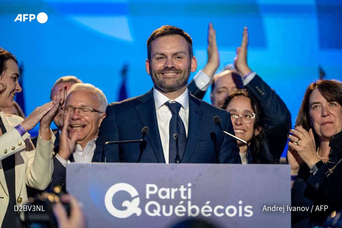 afpfr's tweet photo. 🇨🇦 Canada: les indépendantistes ont remporté lundi les élections les élections provinciales au Québec, et vont former le prochain gouvernement de la province francophone du Canada, promettant d'organiser un nouveau référendum sur l'indépendance. 

➡️ https://t.co/65YRzKucSS https://t.co/2R3rSkoMl9