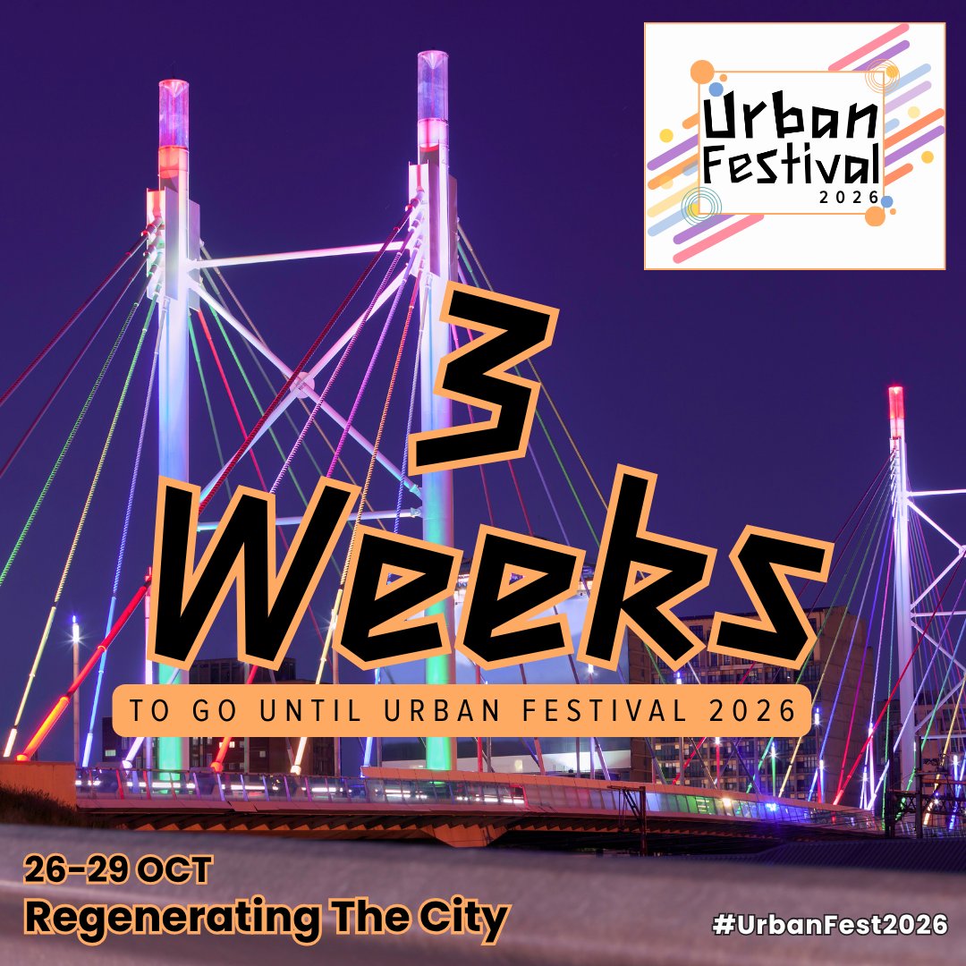 SACitiesNetwork's tweet photo. 20 DAYS TO GO! 🏙️
The countdown to #UrbanFest2026 is on!

Join us virtually 26–29 October as we explore Regenerating the City through stories, ideas, partnerships &amp; practical innovations shaping more inclusive urban futures.

Register here: https://t.co/Nil778posh 
#UrbanOctober https://t.co/8tjk31B2lt