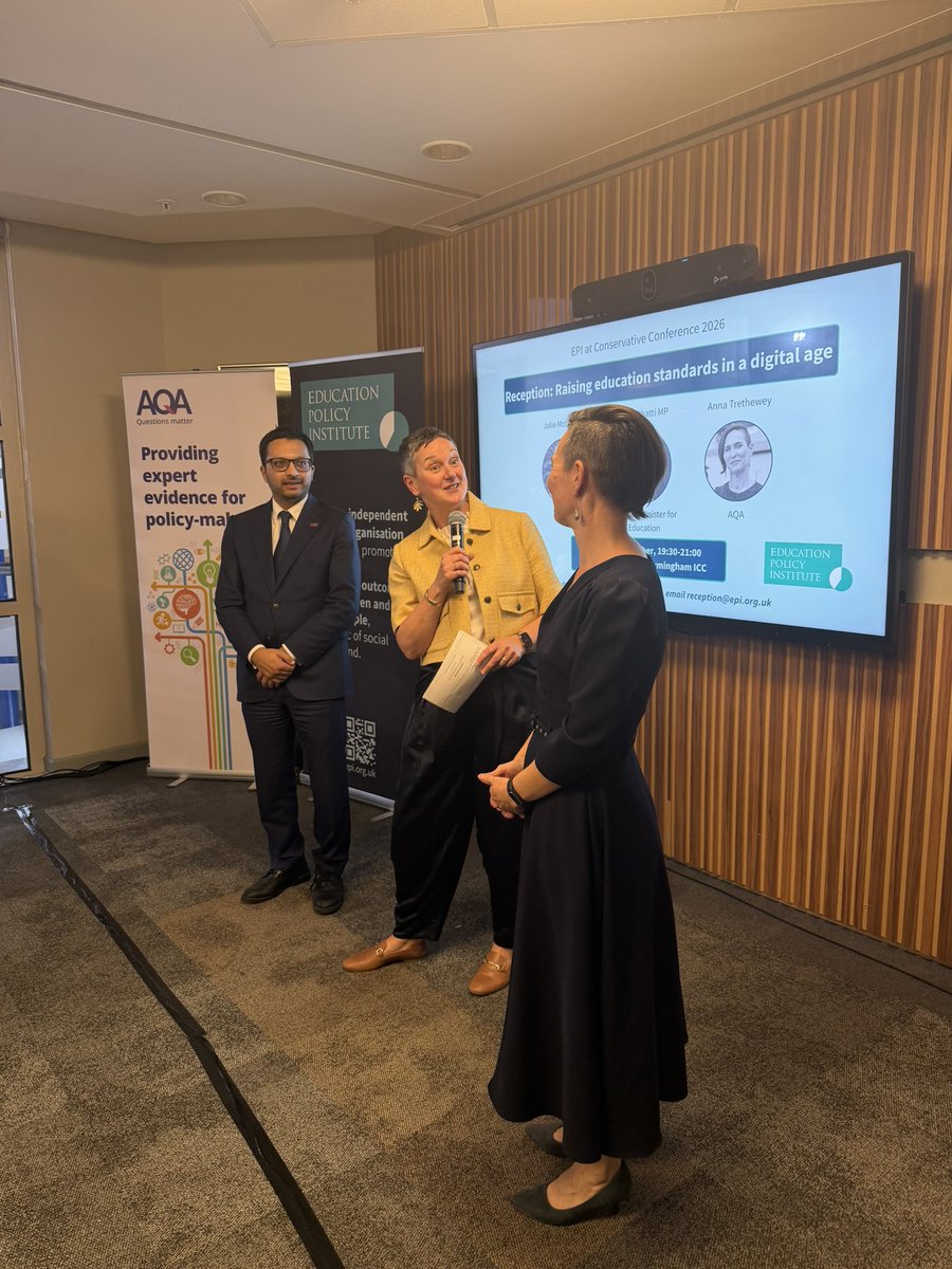 NATREupdate's tweet photo. Good to attend the @EduPolicyInst and @AQA receptions last night. We’ve really enjoyed sharing the exciting developments within our subject with others from the sector. Wonderful to hear so many voices sharing support regarding the importance of our subject. @RECouncil https://t.co/WakKF7rrgP