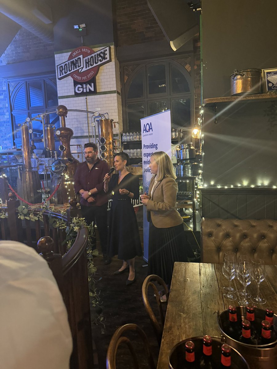 NATREupdate's tweet photo. Good to attend the @EduPolicyInst and @AQA receptions last night. We’ve really enjoyed sharing the exciting developments within our subject with others from the sector. Wonderful to hear so many voices sharing support regarding the importance of our subject. @RECouncil https://t.co/WakKF7rrgP