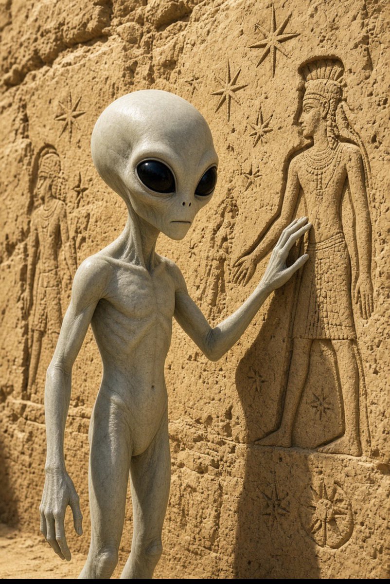 overclassifiedx's tweet photo. What if the entire NHI catalog collapses to one species: the grays. 

No reptilians. 

No mantids. 

No Nordics. 

Just the beings humans have been describing, in some form, since the oldest civilizations on record. https://t.co/RJpsudQb4i