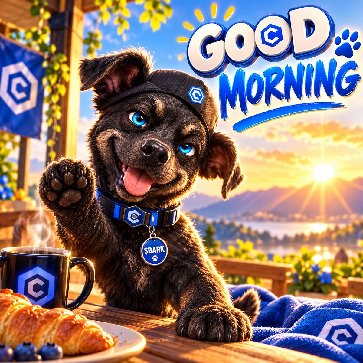 CronosDogCro's tweet photo. Good Morning fam! ☕️🐶
Exciding things are happening on the CronosChain😍
Things are heating up - More updates on $BARK is coming today 🥰  
We just keep $BARK ING🐶wuf wuf 

#Cro #Cronos @UltApp #Crofam https://t.co/DJ2KjDRRof