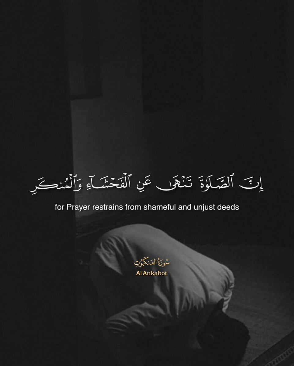Love_Allahh's tweet photo. When you maintain the five daily prayers, you will stay away from all bad things and sins.

#FREEPALESTİNE https://t.co/gHwNzVU8L5