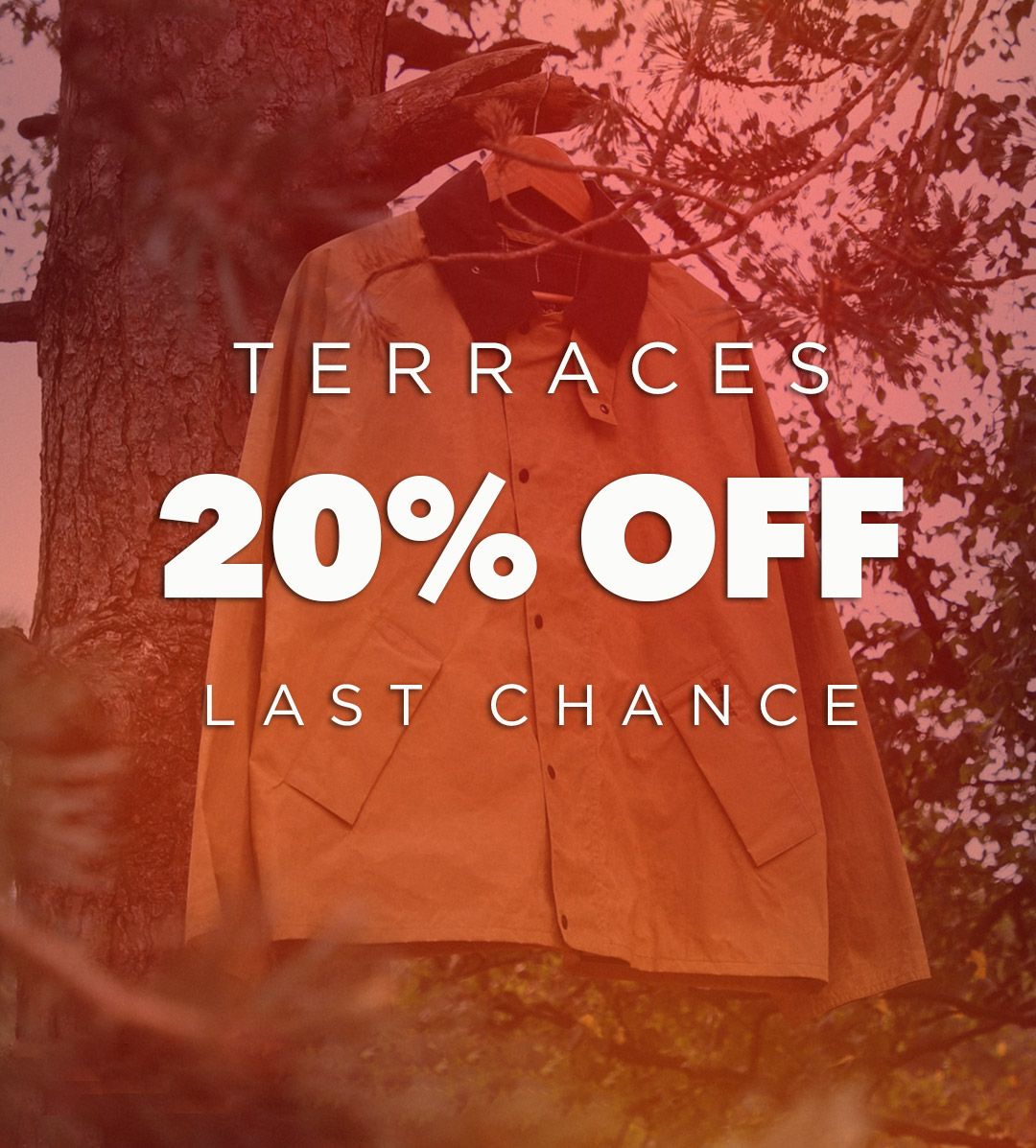 Terraces_Store's tweet photo. Last chance - ends midnight! ⏳

Get 20% off new season favourites from Barbour, BOSS, New Balance, Columbia, Napapijri, Weekend Offender, Marshall Artist and more...

Use code 'SAVE20' at checkout! 

https://t.co/DTuPUnLtXe

*Code works on selected brands within the link

#terraes #menswear #sale #aw26