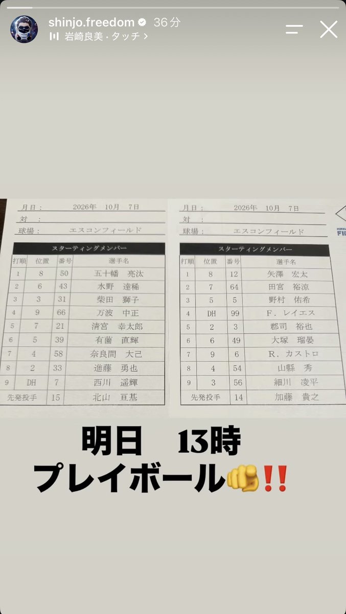 8x7dd's tweet photo. こう見ると日ハムの打線強すぎるな
ホークス除けば11球団NO.1レベルだろ https://t.co/qxmBSrZ00s
