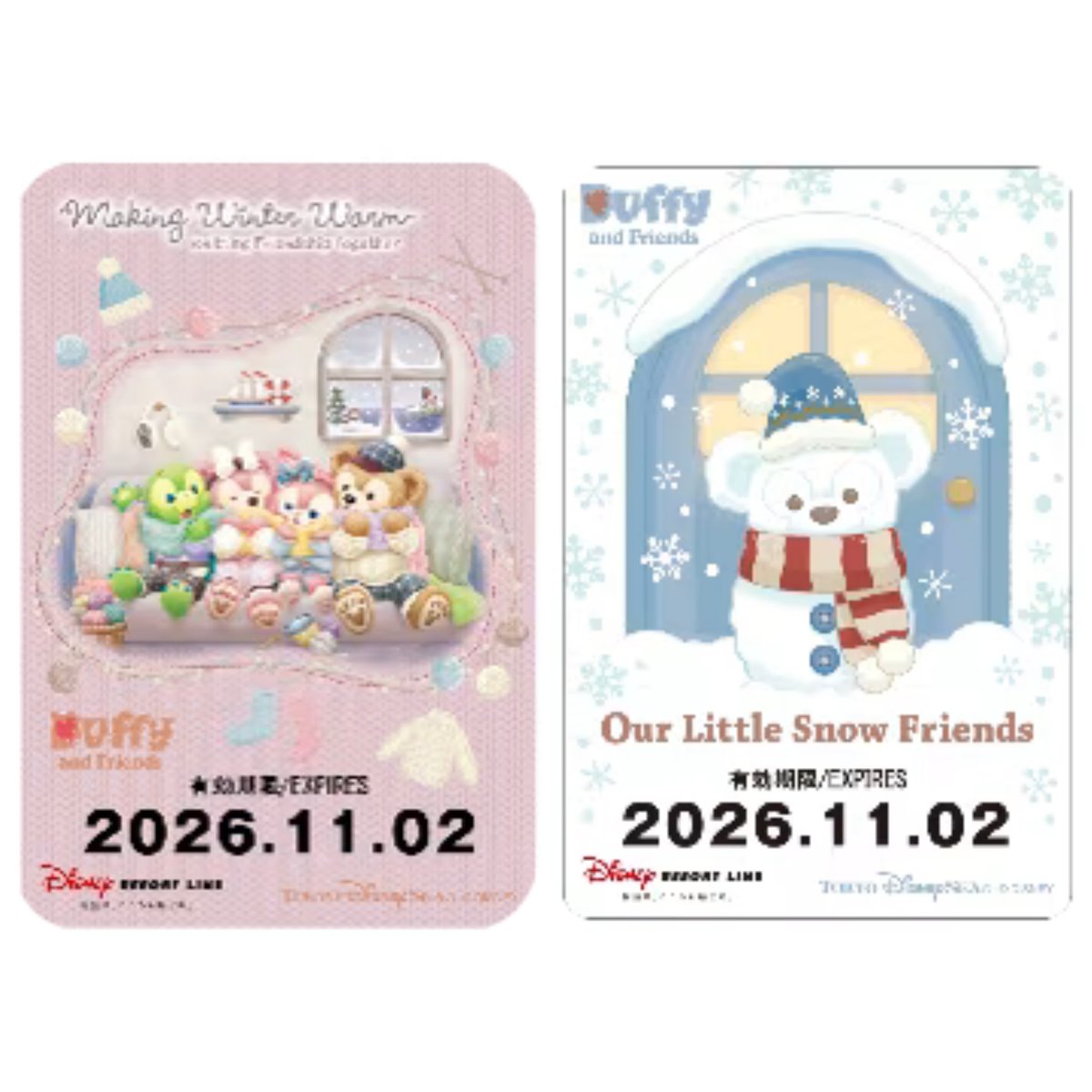 tdr_415's tweet photo. ━━━━━━━━━━━━
#ディズニーリゾートライン
「フリーきっぷ」
✎𓂃11月2日　販売開始

ダッフィー&amp;フレンズ
ウィンターデザインのフリーきっぷが登場⊹˚.

https://t.co/NyVlln5ZJ5
#TDR_MD https://t.co/fA36St2aPw
