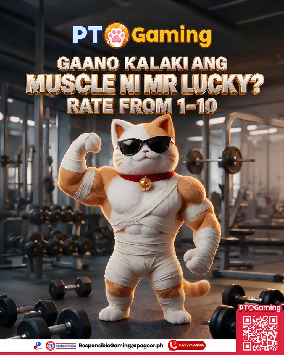 PTGamingph's tweet photo. TAMA BANG MAY GANITO KALAKING MUSCLE SI MR LUCKY?

🎉 PAANO SUMALI:

👉 COMMENT YOUR RATING + UID
👉 I-FOLLOW ANG TROPANG PT GAMING PAGE: https://t.co/CmlqkuRg11
👉 SUMALI SA FB GROUP: https://t.co/59JY92VZDo
👉 SUMALI SA VIBER CHANNEL: https://t.co/XjWnbZNwal

*Terms & Conditions apply.

#PTGaming #No1LegitGamingPH #MostExclusiveGamePH