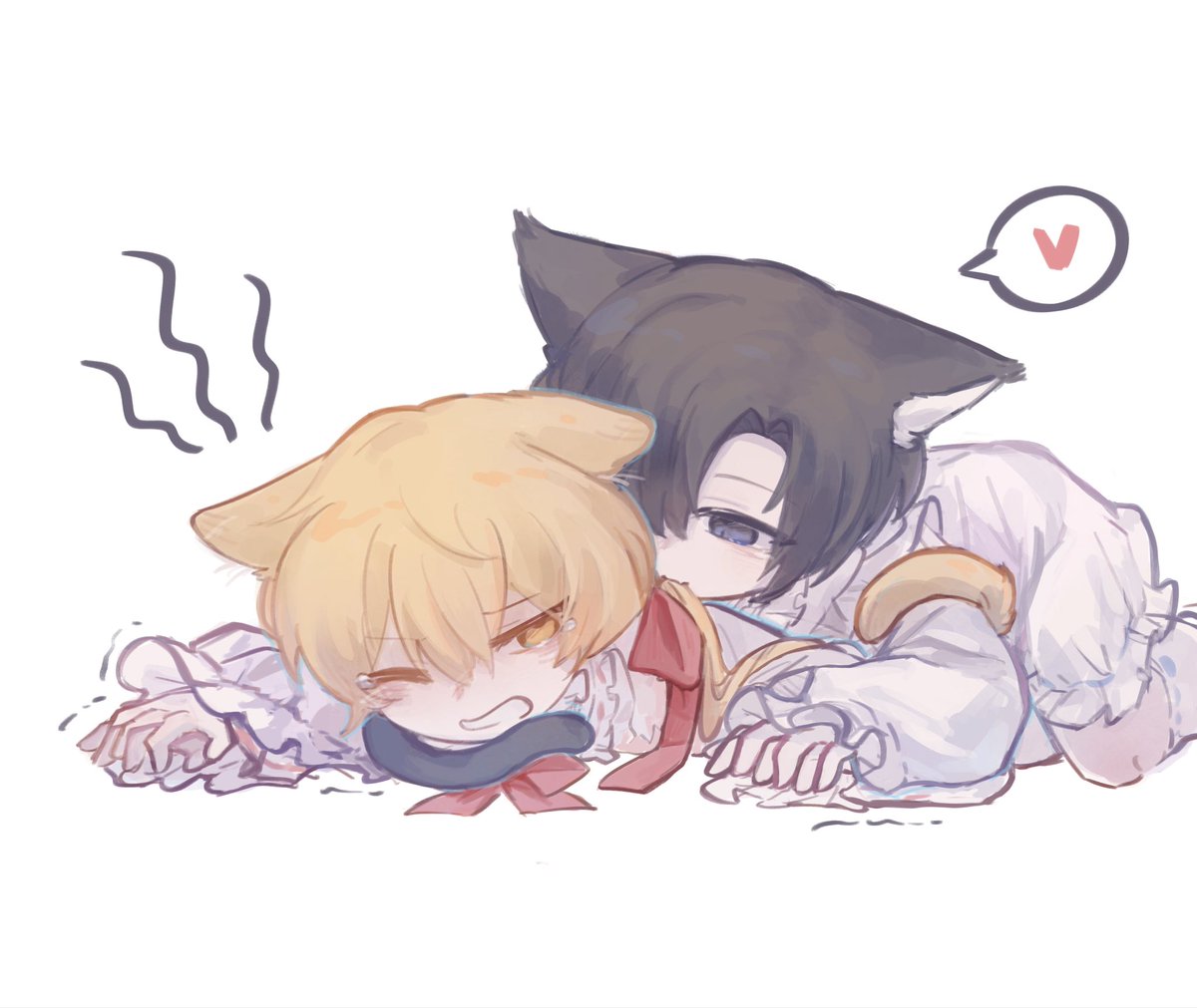 Suzuameee's tweet photo. cats…#limbuscompany #demsin #demisin #Demian #Sinclair https://t.co/t3Etj2iHu1
