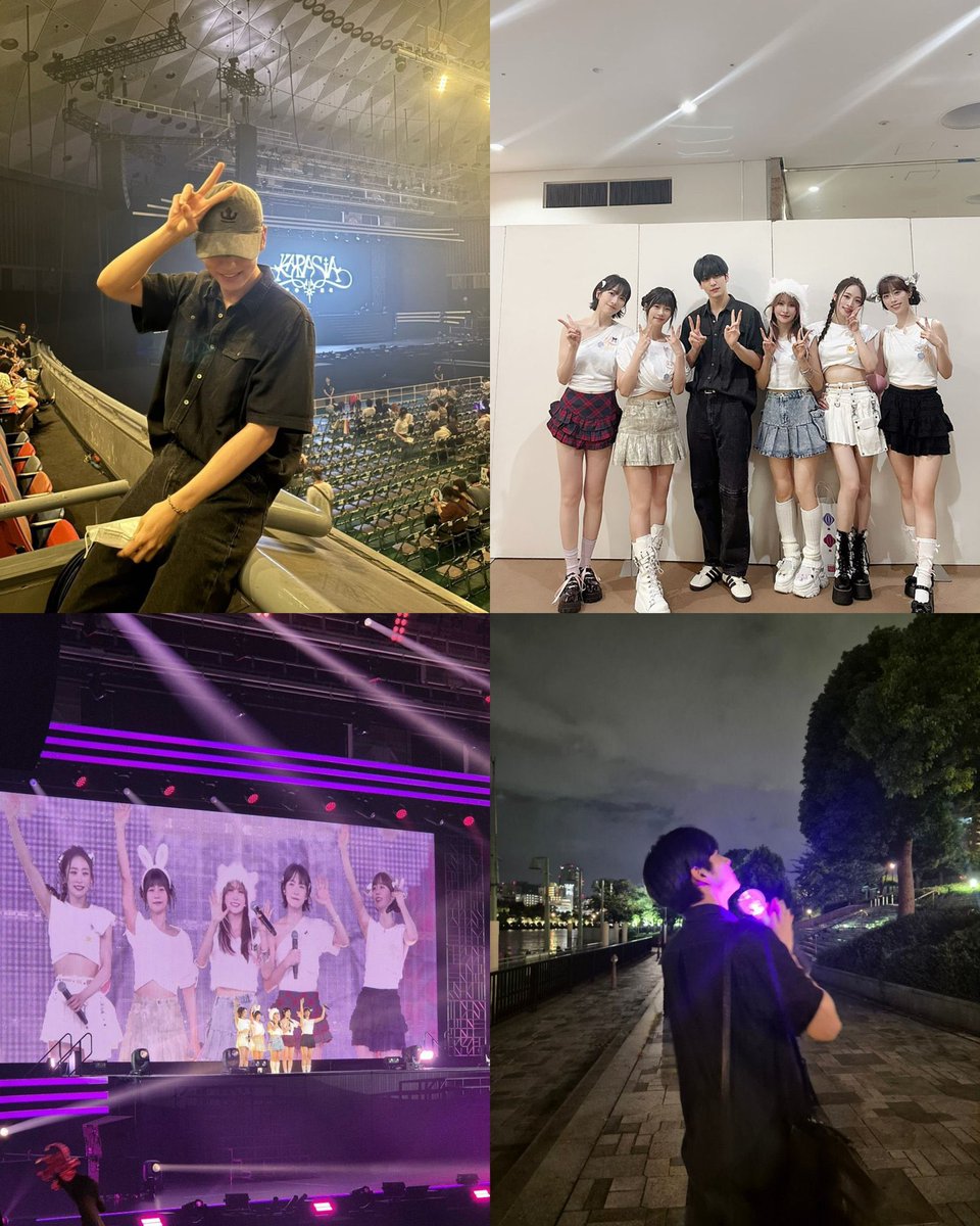 twelve05cm's tweet photo. soobin is the most successful fanboy ever, from kara to choi yuree to hanroro. going to their concert, getting to film content with them, AND taking photos together with them. god bless his fanboy heart, he's for the girlies 💖💓💓💕 https://t.co/Sk7EfUbZDY