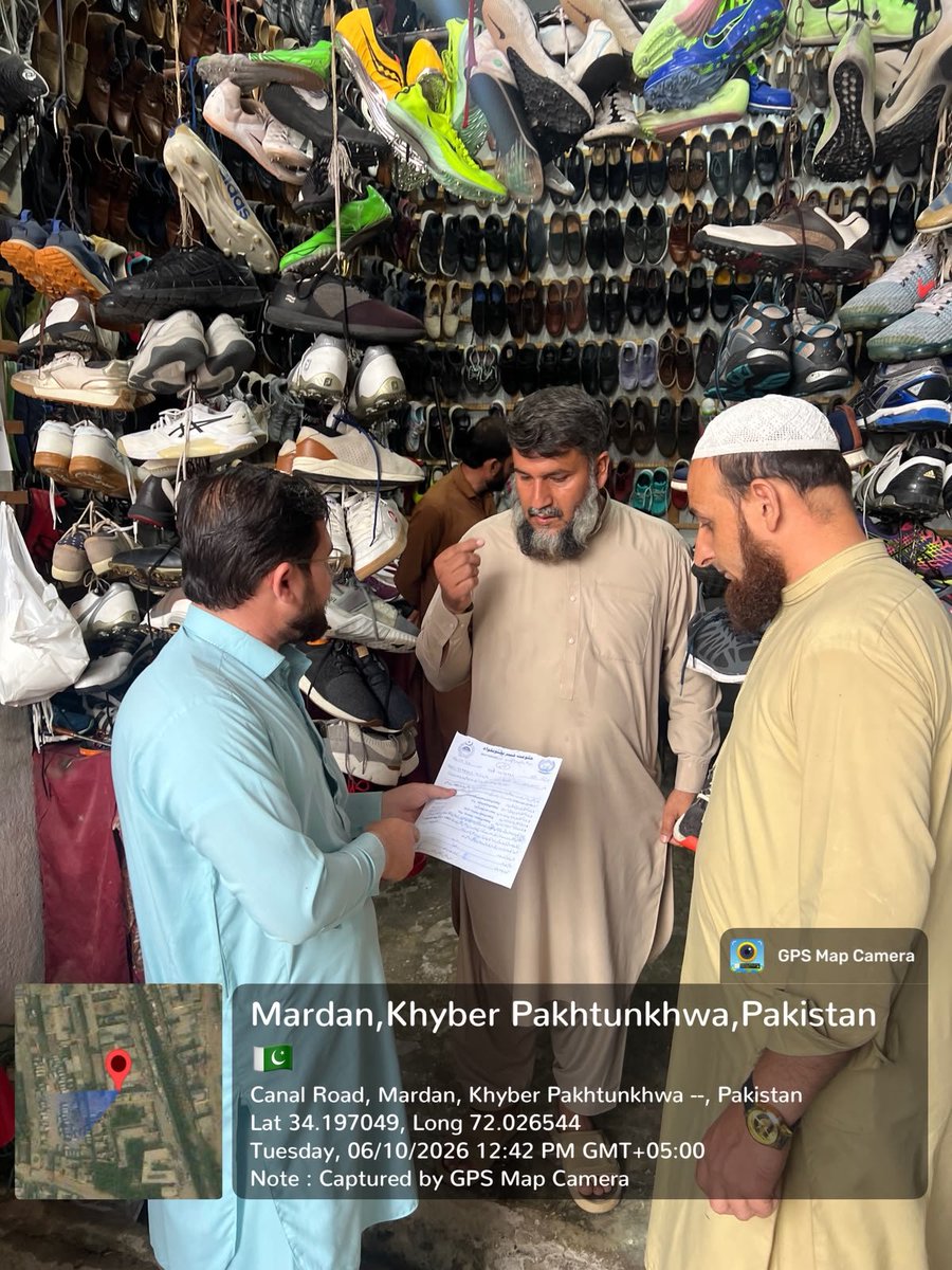 CivilMardan's tweet photo. مورخہ 06/10/2026
🔥 ضلع مردان میں فائر سیفٹی انتظامات کا معائنہ

سول ڈیفنس آفیسر مردان جناب شوکت علی صاحب  کی ہدایات پر ڈسٹرکٹ سول ڈیفنس مردان کے انسٹرکشنل اسٹاف کی جانب سے ضلع مردان میں مختلف مقامات پر  فائر سیفٹی انتظامات کا تفصیلی معائنہ کیا گیا۔ https://t.co/vd7BsgHkAe