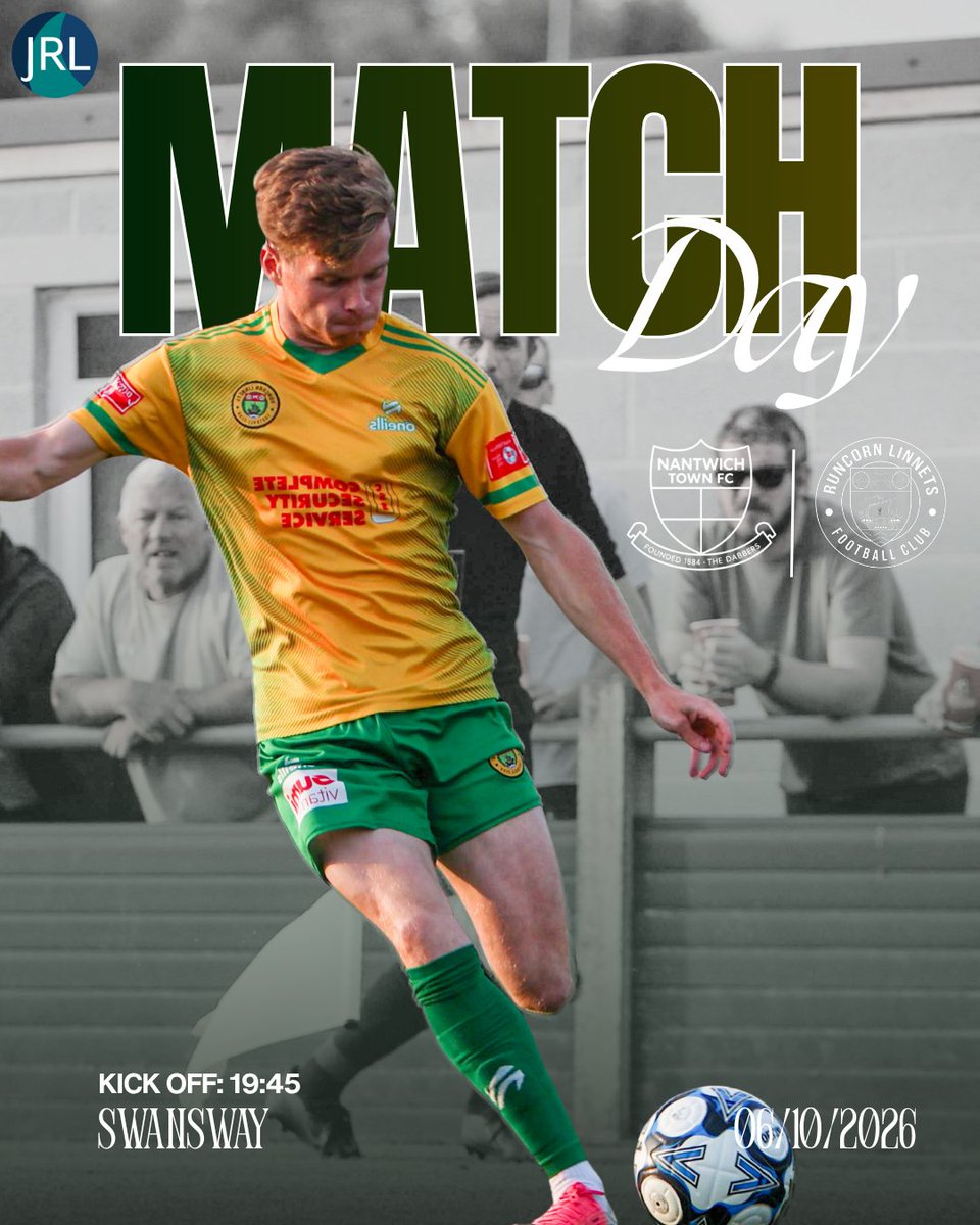 RuncornLinnets's tweet photo. ⚽️🏟️ | MATCHDAY IS HERE!
Nantwich bound for the Linnets this evening as we take on @TheDabbers
Lets get as many of you inside Swansway as we can and let back Ello and the boys!
#BACKTHECORN🌽 https://t.co/VTtrC03mL6